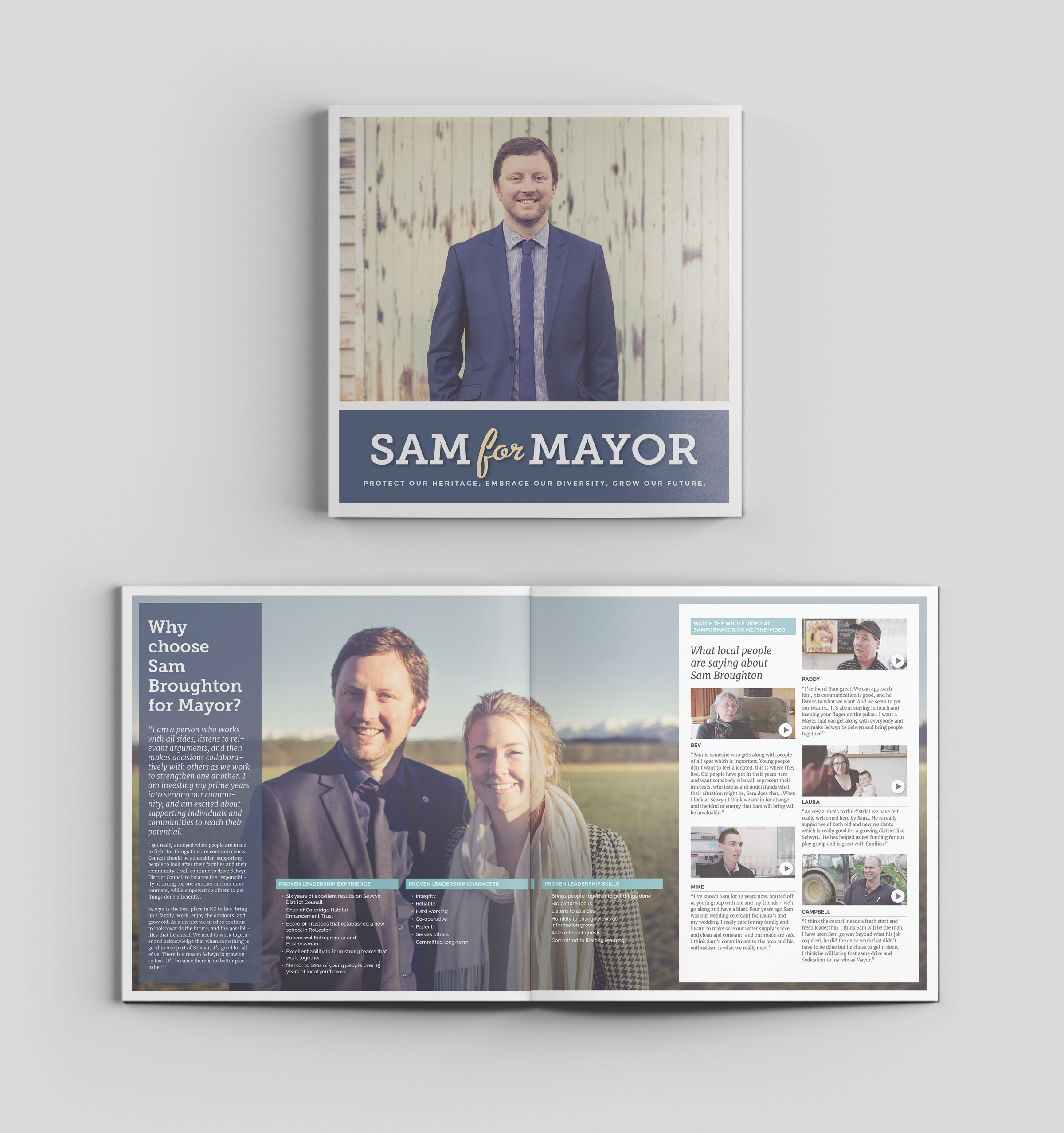 Sam Broughton Mayoral Campaign publication